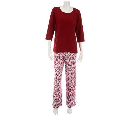 SleepIn by BedHead PJs Geo Mums 3-Piece Pajama Set
