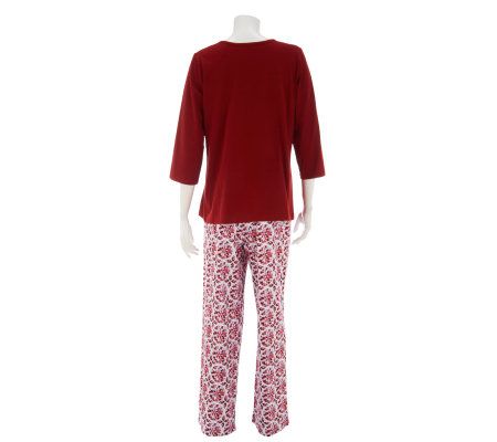 SleepIn by BedHead PJs Geo Mums 3-Piece Pajama Set