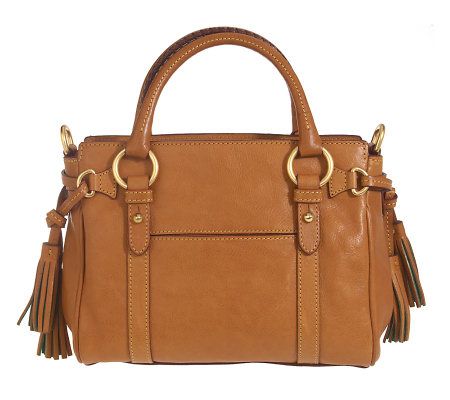 Dooney & Bourke Florentine Leather Medium Pocket Satchel