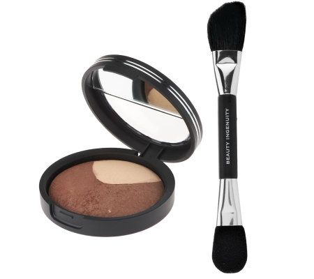 Laura Geller Shade-N-Sculpt Baked Powder with Brush - A235434