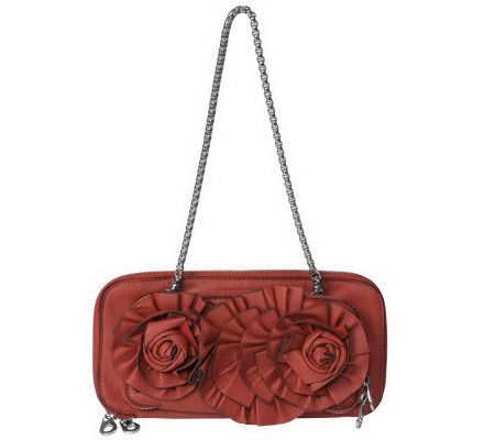 Journee Collection Floral Detail Clutch Bag - A316034