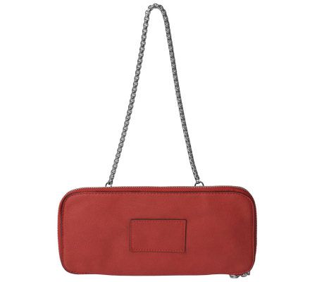 Journee Collection Floral Detail Clutch Bag