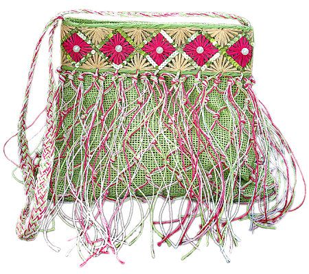 Global Glamour Hula Girl Straw Bag from Physician Endorsed - A324234
