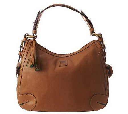 Dooney & Bourke Florentine Leather Side Pocket Hobo - A222535