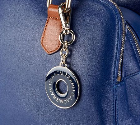 Isaac Mizrahi Live! Bridgehampton Triple Zipper Leather Satchel