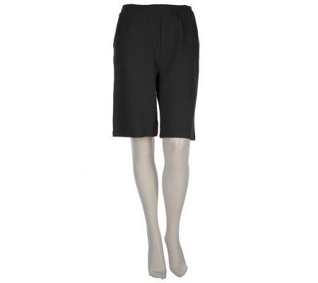Sport Savvy Essentials Stretch French Terry Pull-On Shorts - A200436