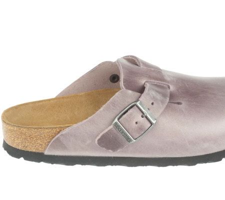 Birkenstock Antique Leather Adjustable Strap Clogs