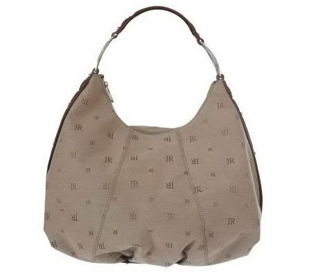 Judith Ripka Soho Jacquard Contoured Hobo Bag - A213236