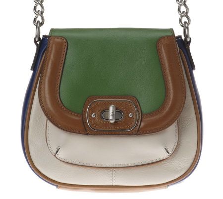 Etienne Aigner Valenica Color Block Mini Flap Crossbody