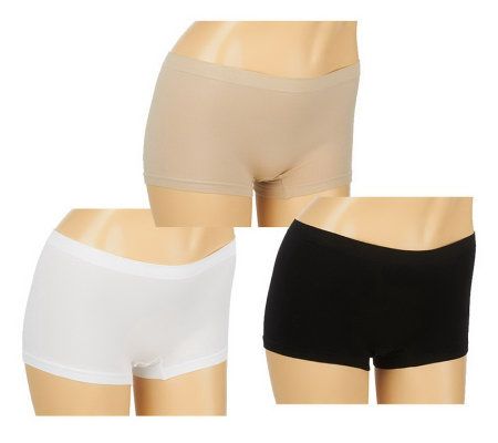 Breezies Set of 3 Ease Hipster Panties - A223336