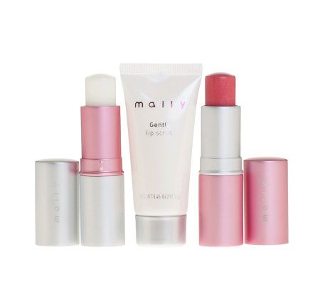 Mally Perfect Prep Lip Balm Duo & Gentle Lip Scrub - A324636