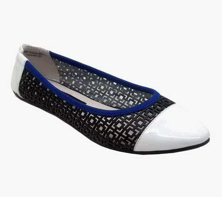 Footzyfolds Kourtney Capped Toe Ballet FlatShoes - A327736