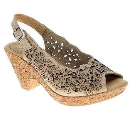 Spring Step Style Trixiebelle Leather SlingbackSandals - A328836