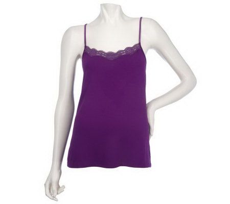 Motto Essentials Knit Lace Trim Camisole - A202437