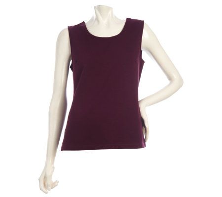 Motto Essentials New Stretch Scoopneck Shell - A203337