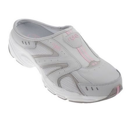 Ryka Leather and Stretch Mules with Rocker Technology - A214037