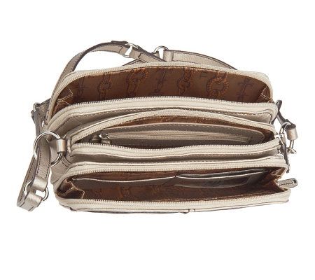 Tignanello Pebble Leather East/West Adjustable Crossbody