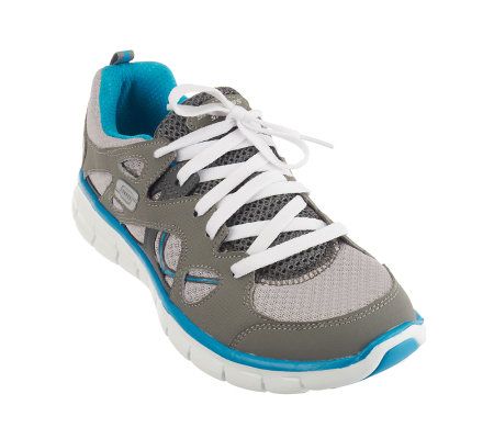 Skechers Lace-up Sneaker w/ Cut Out Underlays - A227437