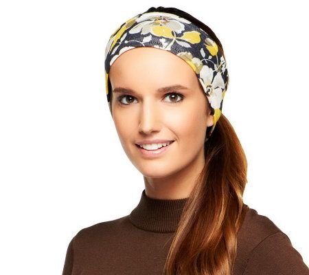 Vera Bradley Signature Print Fleece-Lined Knit Headwarmer - A227937