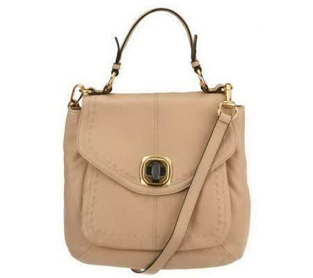 As Is B. Makowsky Leather Convertible Bag - A229237