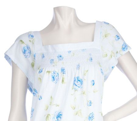 Carole Hochman Roses Flutter Sleeve Gown