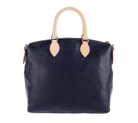Dooney & Bourke Leather Satchel with Accessories