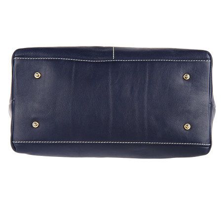 Dooney & Bourke Leather Satchel with Accessories