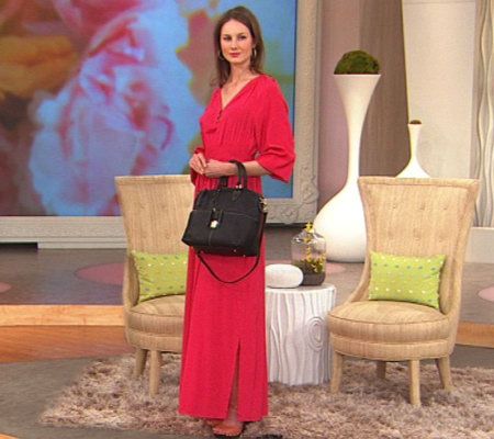 Dooney & Bourke Leather Satchel with Accessories