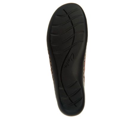 Clarks Bendables Ashland Lane Tumbled Leather Slip-on Shoes