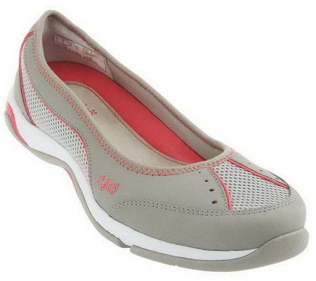 As Is Ryka Leather and Mesh Slip-on Skimmers - A230638