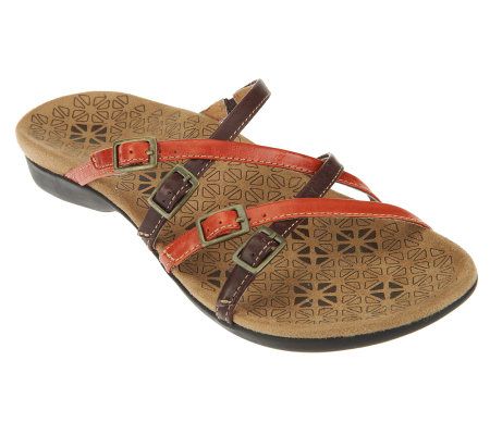 Weil by Orthaheel Inspire Orthotic Leather Sandals - A231038