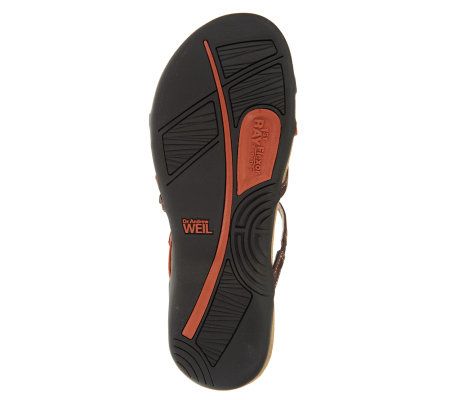 Weil by Orthaheel Inspire Orthotic Leather Sandals