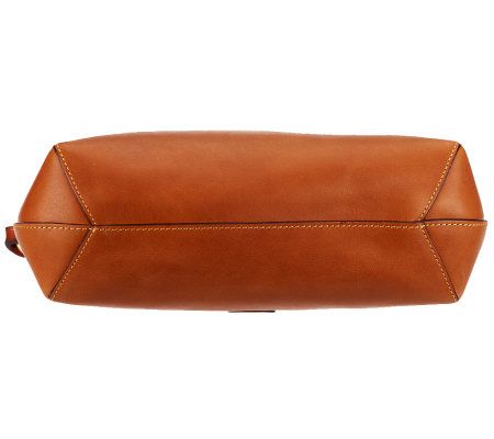 Dooney & Bourke Florentine Leather Twist Strap Hobo Bag