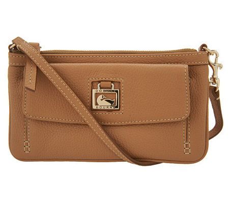 Dooney & Bourke Dillen Leather Pocket Wristlet with Zipper Closure - A231938