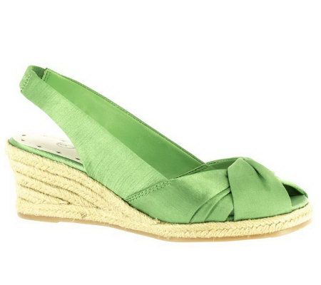 Bella Vita Sangria Silk Espadrille Sandals - A314238
