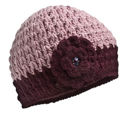 Nirvanna Designs Womens Crochet Flower Hat - A322738