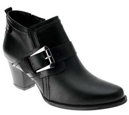 Spring Step Style West Leather Booties - A325438