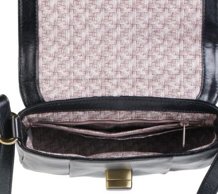 Hobo Florence Leather Simona Top Handle Crossbody Bag with Turnlock