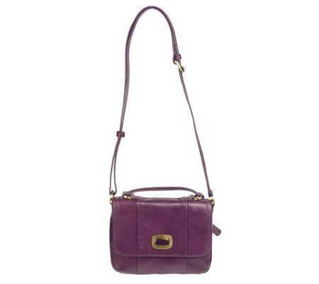 Hobo Florence Leather Simona Top Handle Crossbody Bag with Turnlock