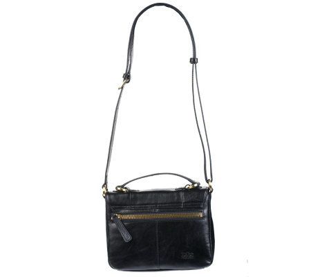 Hobo Florence Leather Simona Top Handle Crossbody Bag with Turnlock