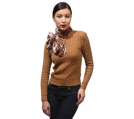 Luxe Rachel Zoe Snow Leopard Print Wrap Scarf - A219039