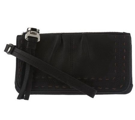 As Is B. Makowsky Glove Leather Credit Card Wristlet - A219839