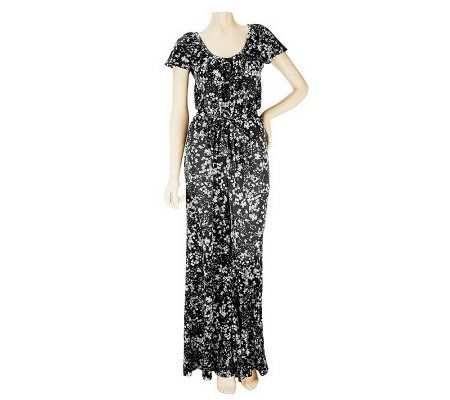 CE by Cristina Ehrlich Ditsy Floral Print Jumpsuit - A223839