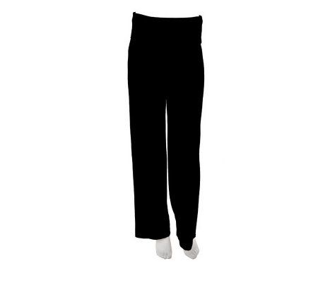 George Simonton Petite Palazzo Pants with Foldover Waistband - A229339