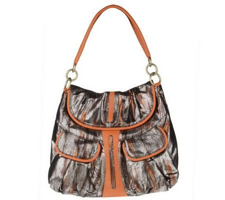 As Is Malini Murjani Eel Print w/ Nappa Leather Trim - A231339