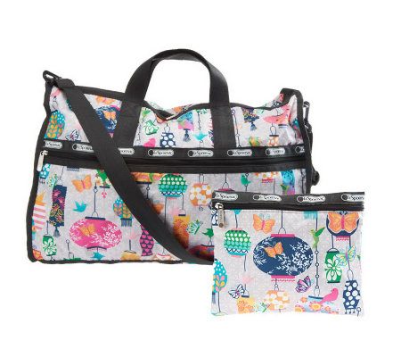 LeSportsac Printed Nylon Large Weekender w/ Cosmetic Case - A232939