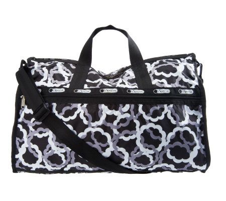 LeSportsac Printed Nylon Large Weekender w/ Cosmetic Case