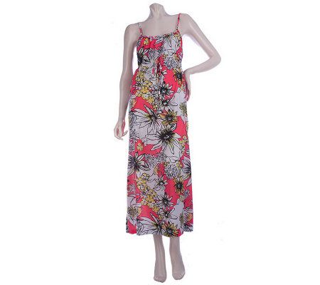Stan Herman Floral Fiji Printed Jersey Maxi Dress - A214440