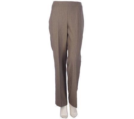 George Simonton Fly Front Stretch Pants with Side Zip Closure - A217540