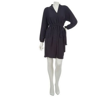 M by Marc Bouwer Long Sleeve Knit Dress with Tie Belt - A226640